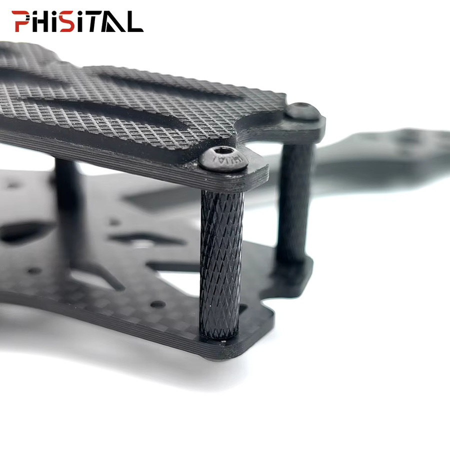 PHISITAL 50 Stück gerändelte M3-Abstandshalter aus Aluminium für FPV-RC-Drohnen und Rahmenkomponenten - Bild 2