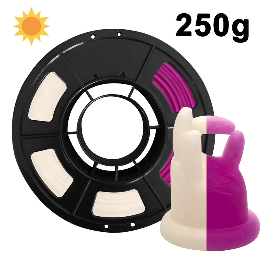 3D Maliang PLA 3D-Drucker-Filament Farbwechsel UV-reaktiv, Durchmesser: 1,75 mm - Bild 4