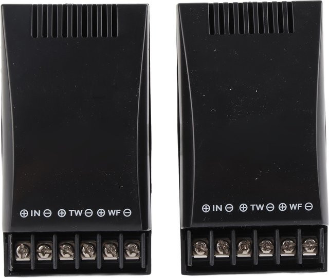 EBTOOLS 2er-Set Auto-Audio-Frequenzweiche 2-Wege mit 100W Ausgangsleistung in Schwarz - Bild 1
