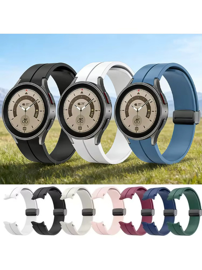 VATMENS Uhrenarmband Silikon, Schwarz, Unisex - Bild 4