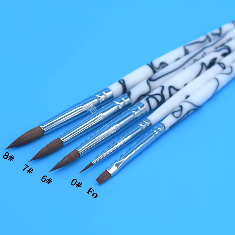 CUGGLOUD Dental Porzellan Auftragen Stift Set mit Zobel- und Hermelin-Pinseln für das Dentallabor - Bild 2