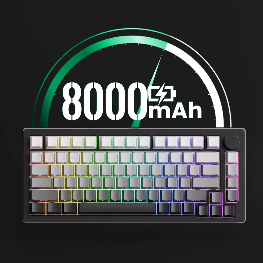 Akko MONSGEEK M1 V5 TMR Rapid Trigger Gaming-Tastatur mit magnetischen und mechanischen Schaltern, 8K RGB Hot-Swap Aluminium-Gehäuse - Bild 4