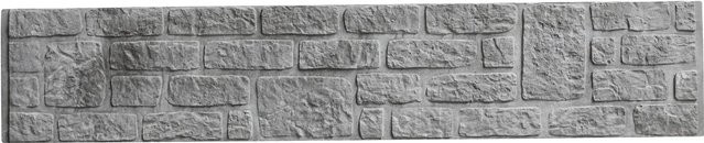 Beckers Betonzaun-Platte Romania in Betongrau, B/H/T: 38,5 x 200 x 3 cm - Bild 1