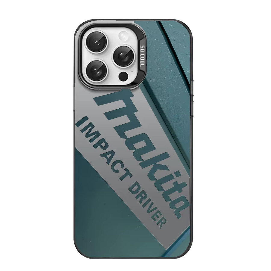 Fashion Cool-M-Makitas Tool Handyhülle für Apple iPhone 16 15 14 13 12 11 Pro Max Plus in Mehrfarbig Aurora Laser Design, stoßfeste Schutzhülle - Bild 3
