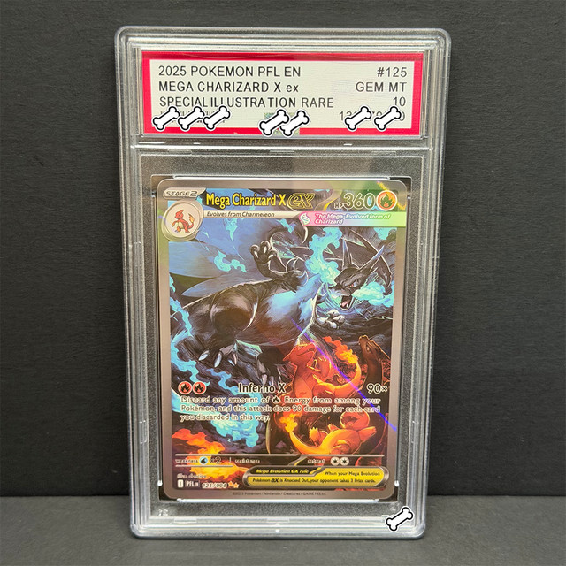 Keeppley Pokémon Charizard X EX, Spiel Proxy-Karte, Bunt / Mehrfarbig - Bild 1