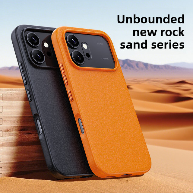 Schutzhülle für Huawei Honor 600 und Honor 600 Pro, matte magnetische MagSafe-Hülle aus hartem PC in Weiß und Orange - Bild 1
