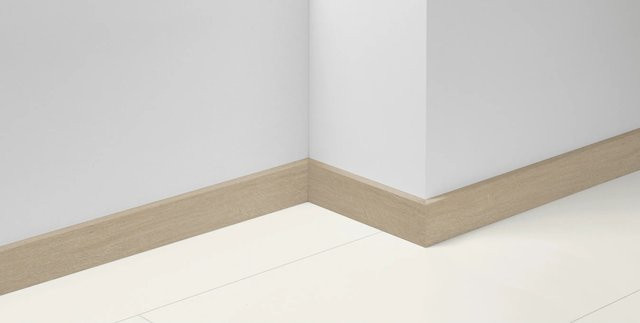 Parador Dekor-Sockelleiste SL 18 D149 Eiche mit Kabelkanal, Farbe: Braun/Beige, B/H/T: 220 x 7 x 1,6 cm - Bild 1