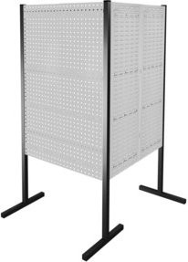 Kappes Trennwand RasterPlan Doppelfeld 90 Grad Farbe RAL 7035 Grau Höhe: 150 cm - Bild 1