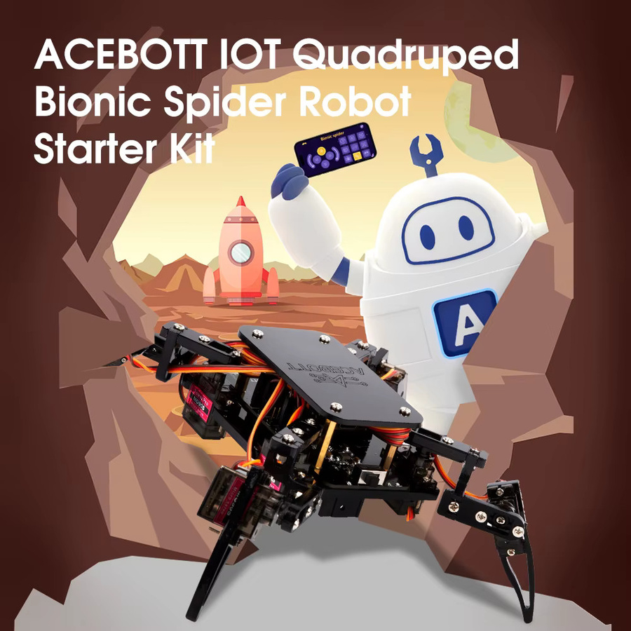 Acebott Spider Explorer Kit, Bionic Vierbeiner Roboter Spielzeug - Bild 2