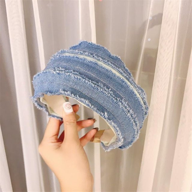 Stirnband Denim, grau, Damen - Bild 1