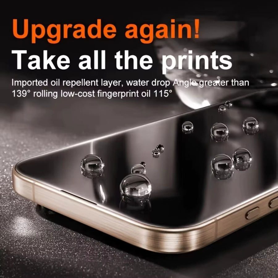 Google Pixel 10 9 8 Pro XL Anti-Spy Displayschutzfolie aus gehärtetem Glas, Full Cover Ultra HD, transparent - Bild 5