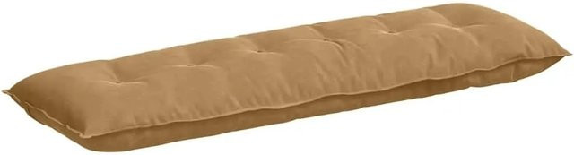 vidaXL Rückenkissen aus Cordstoff in Braun, B: 160 cm, H: 50 cm - Bild 1