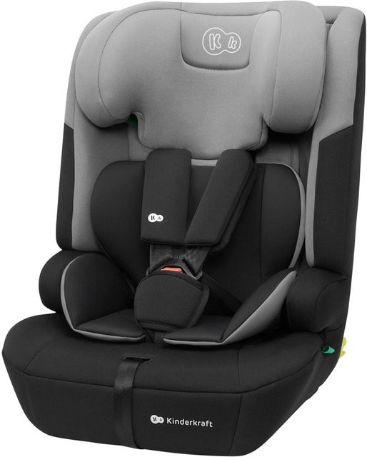 KINDERKRAFT Autositz SAFETY FIX 3 CLASSIC i-Size mit Isofix, Grau/Schwarz, für Körpergröße 76-150 cm - Bild 1
