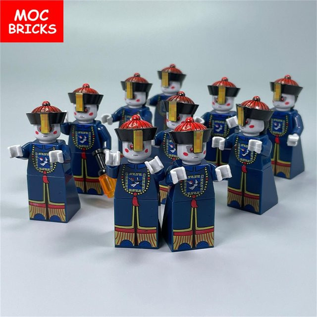 Yiran toy MOC Bausteine Zombie Chinesische Kultur Sarg, Konstruktionsbausteine, ab 6 Jahren - Bild 1