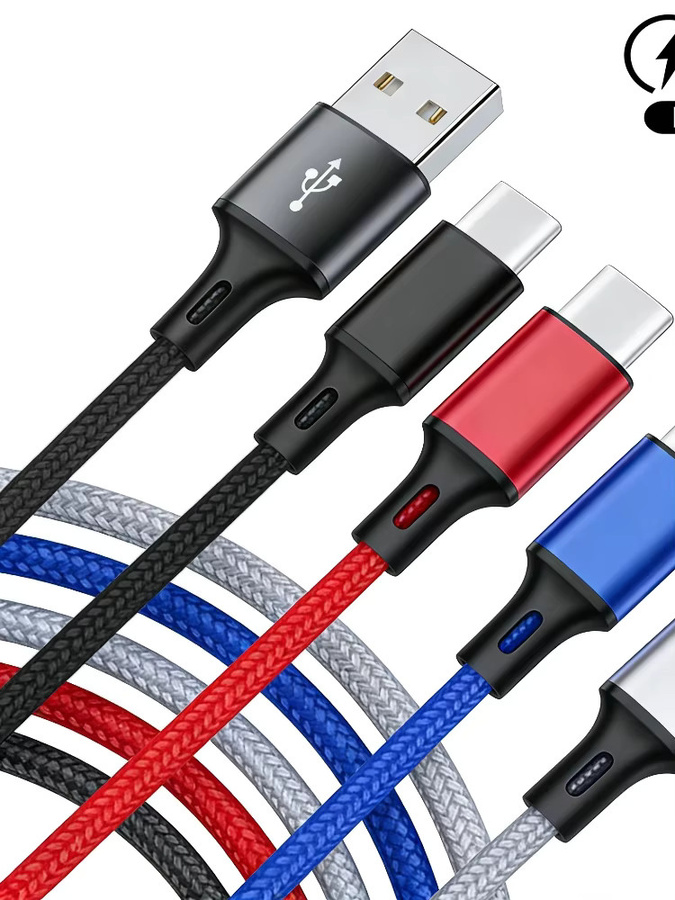 Samsung USB Typ A zu USB C Ladekabel und Datenkabel in Silber für Galaxy S8 S9 S10 S20 A50 A51 zur Schnellladung - Bild 6