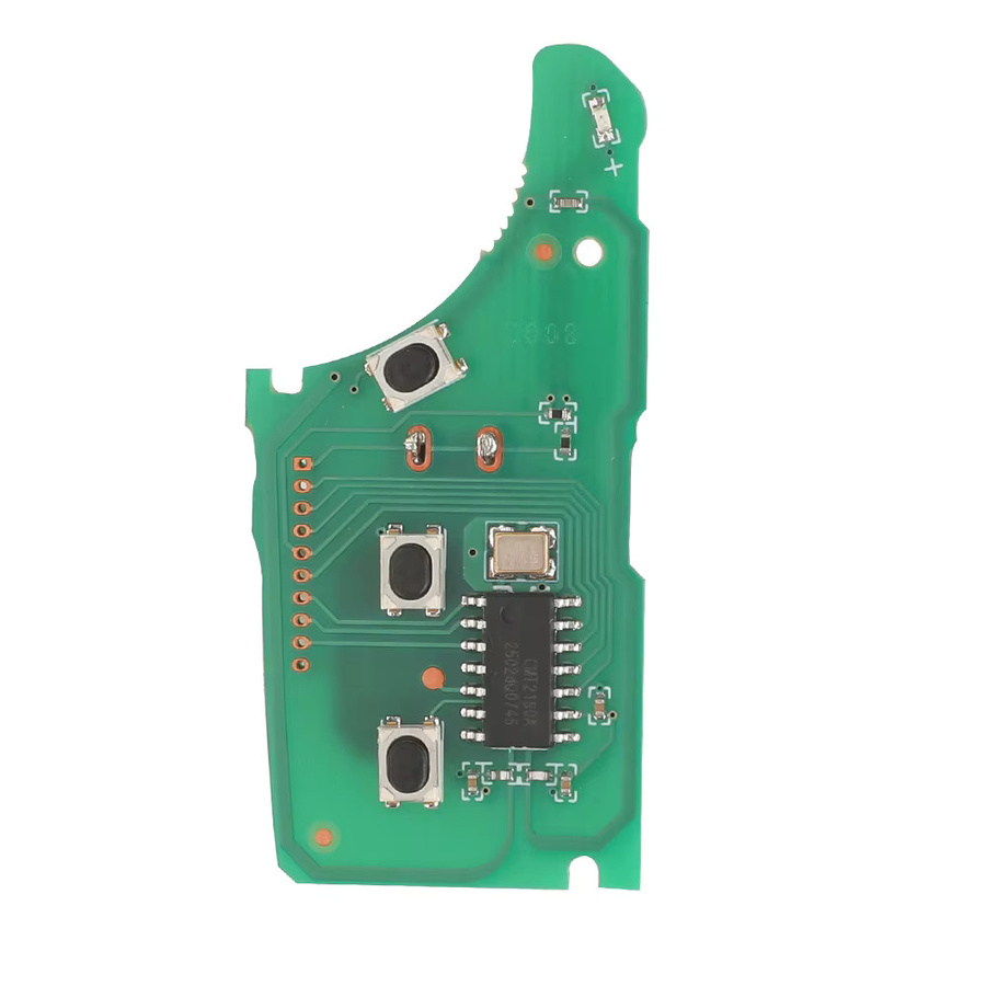 Jingyuqin Fob Control Auto Fernbedienung Schlüssel für Hyundai ix20 (2010-2015), 3 Tasten, 433 MHz, FRAGEN ID46/60 Chip, Farbe: Schwarz - Bild 3