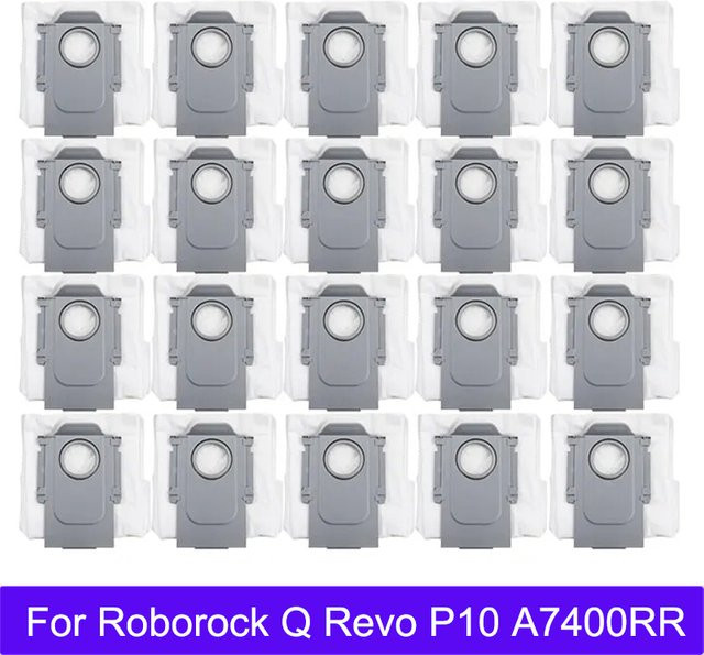 Roborock Staubbeutel Ersatzteile für Q Revo P10 A7400RR Roboter Staubsauger Mülltaschen Zubehör - Bild 1