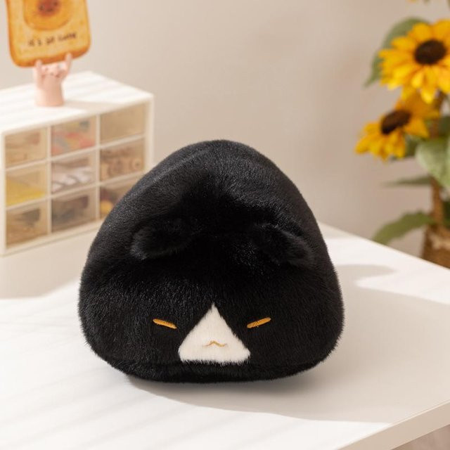 Yiran toy Kleines Augen Kätzchen Plüschtier, 35cm, Schwarz - Bild 1