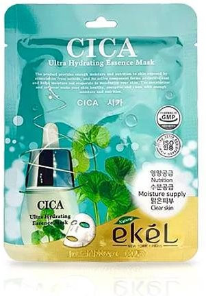 Ekel Cica Maskenpaket, 10 Stück, Aloe Vera, Gesicht, Unisex - Bild 1