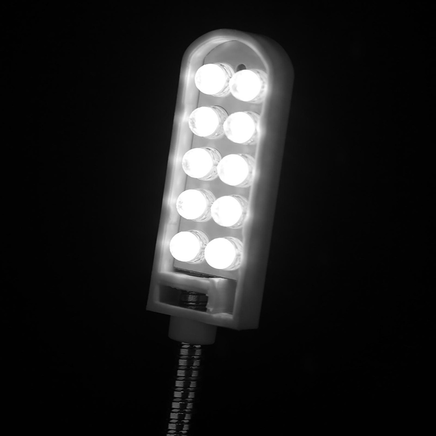 DIYelecs LED-Arbeitslampe für Nähmaschinen mit Magnetfuß in Weiß - Bild 2