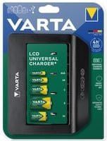 Varta LCD Universal Charger+ Batterieladegerät in Schwarz für AA, AAA, C, D und 9V Akkus mit LCD-Anzeige - Bild 2