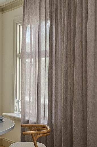 Jotex LAYER Multifunktionsgardine extra breit, Beige/Braun, Höhe: 275 cm - Bild 1