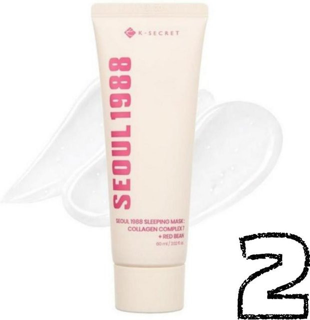 K-SECRET Seoul 1988 Kollagen Schlafmaske, 60 ml, Unisex - Bild 1
