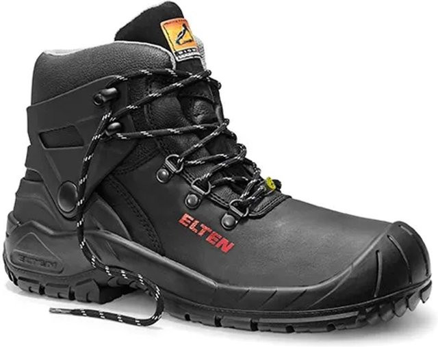 Elten Sicherheitsschnürstiefel Renzo Biomex ESD S3 aus Rindleder in Schwarz Gr. 44 - Bild 1