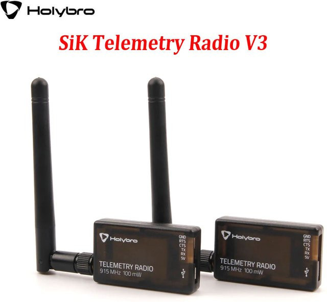 HolyBro SiK Telemetrie Radio V3 Schwarz für APM Pixhawk Radiolink MINI PIX RC Drone Flight Controller (433MHz/915MHz, 100mW/500mW) - Bild 1