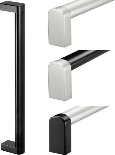 Rohde Profilgriff Silber matt aus Aluminium, 2er-Set, Länge: 27,0 cm, Breite: 3,5 cm, Höhe: 6,5 cm - Bild 1