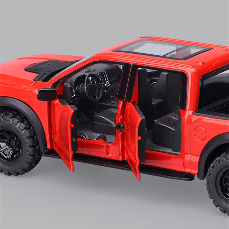MAKEDA Ford F150 Raptor P702, Automodell, 1:32, mit Sound und Licht, Metall - Bild 2