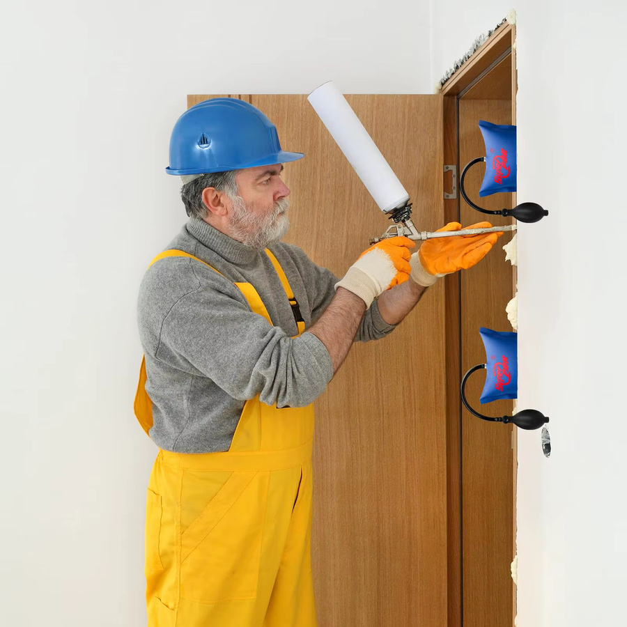 PDR Montagekissen Set 4-teilig mit Luftpumpe als pneumatischer Spanner und Montagehilfe für Fensterhalterungen und Montagepads - Bild 4