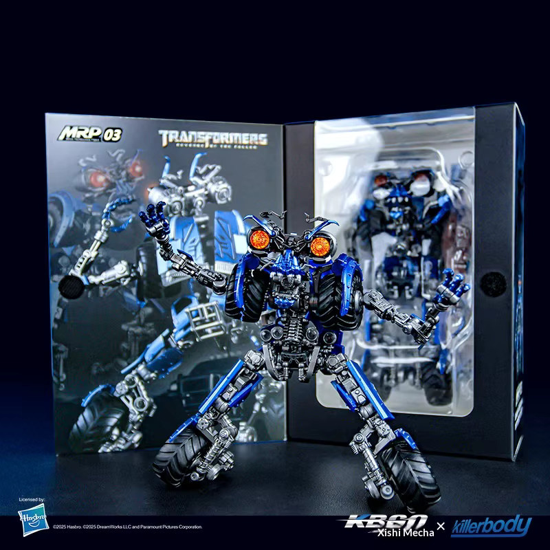 Killerbody Transformers Wheelie Universal Studios Edition, Actionfigur, mit LED-Licht - Bild 4