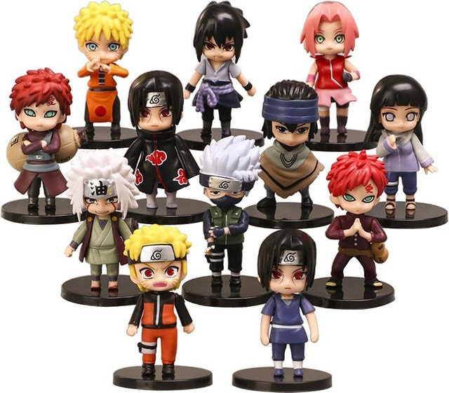Fashnics Naruto Shippuden Figuren 12-teiliges Set PVC - Bild 1