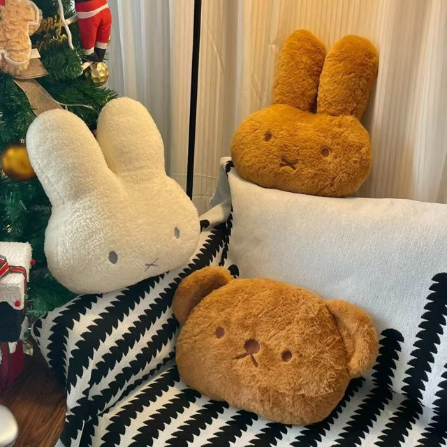 Miffy Plüschkissen als niedliche Raumdekoration und weiches Sofakissen für Mädchen - Bild 1
