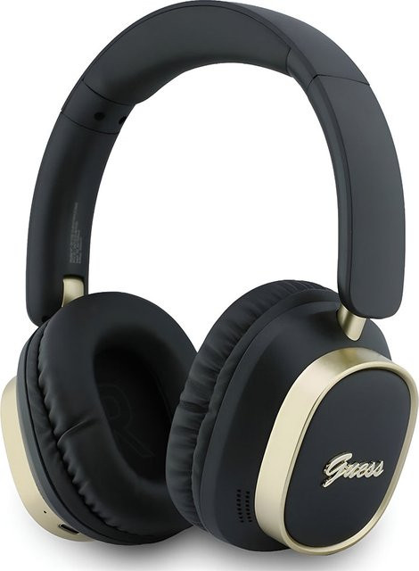 Guess Over-Ear Bluetooth Kopfhörer mit Freisprechfunktion und USB-C, Schwarz - Bild 1