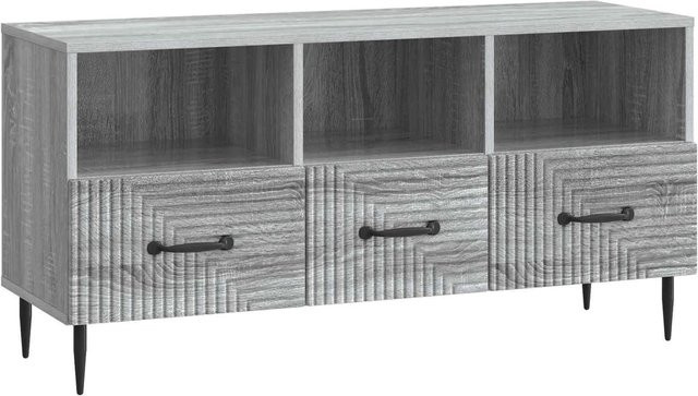 vidaXL TV-Schrank modern in Grau Sonoma, B/T/H: 102 x 34,5 x 50 cm - Bild 1