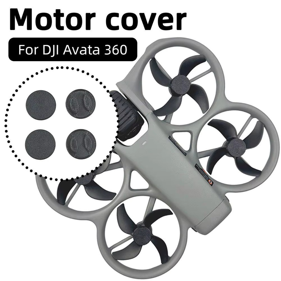 DJI Motorabdeckungen für Avata Drohne in Schwarz für sicheren Transport und Flug - Bild 4