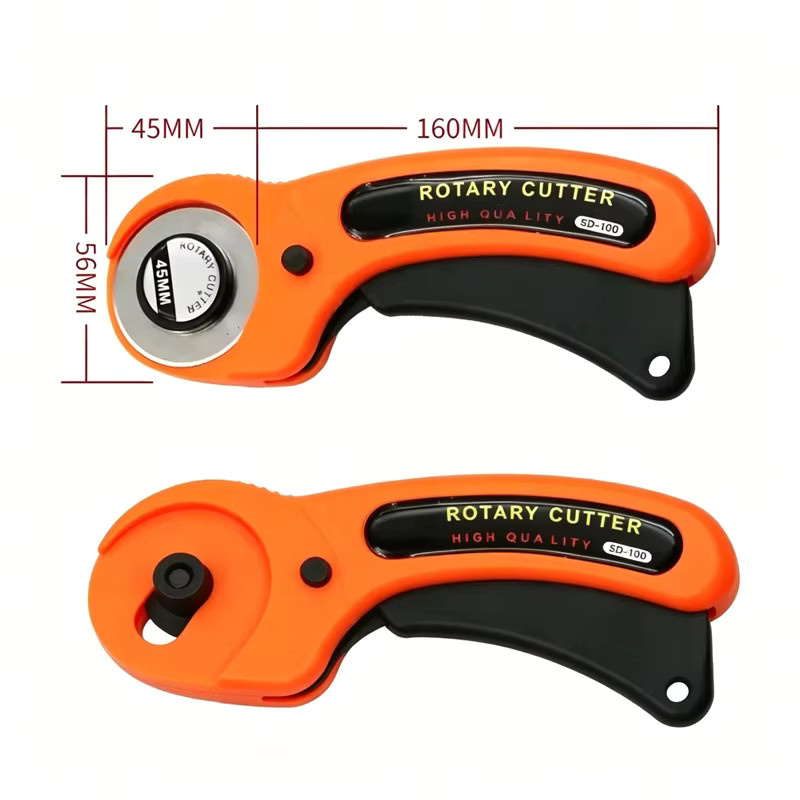 Rotary Cutter 45mm für Stoff, Papier und Quilten in Orange - Bild 3