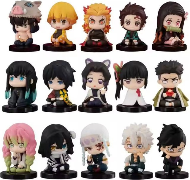 Bandai Demon Slayer Q-Version Sitzende Geisterpuppe, Spielzeugfigur - Bild 1