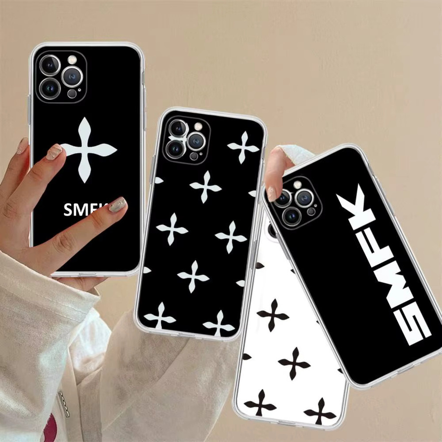 S-SMFK Transparente Weiche Handyhülle für iPhone 11 bis iPhone 17 Pro Max in Transparent und Schwarz - Bild 4