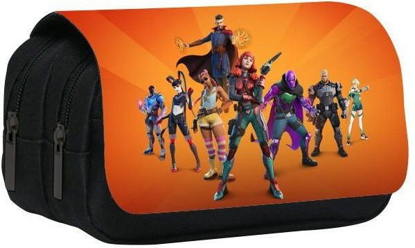 Fortnite Stifteetui mit großem Fassungsvermögen und Cartoon-Aufdruck, buntes Anime-Etui für Schüler - Bild 1