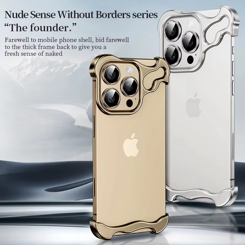 Designer Venom Alien Arc Handyhülle mit Kameraschutz und Anti-Drop-Abdeckung für iPhone 17 16 15 14 13 12 Pro Max 15 Plus in Gold - Bild 1