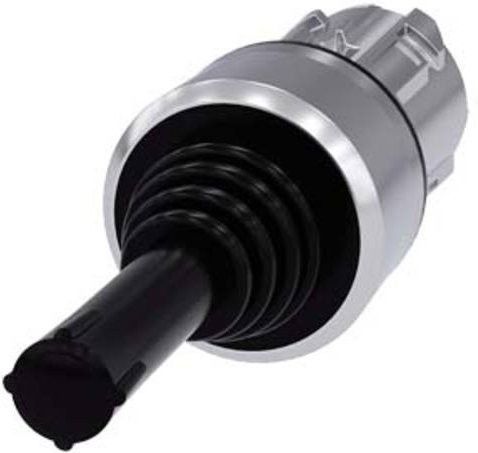 Siemens Koordinatenschalter 3SU1050-7AD88-0AA0 in Schwarz und Silber aus Metall mit Schutzart IP65 und IP67 - Bild 1
