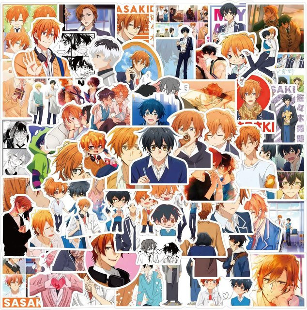 1055110 Stück Anime Sasaki und Miyano Aufkleber Set in Multicolour zur Dekoration von Tagebuch, Gepäck und Skateboard von Binchi Outdoor Product - Bild 1