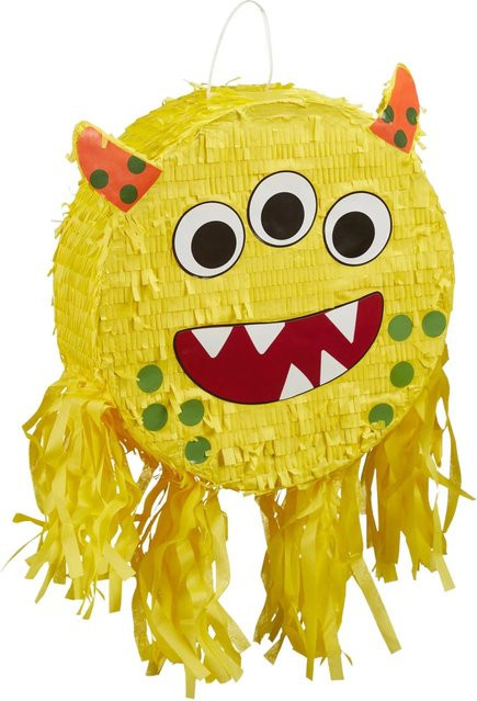 Relaxdays Monster Pinata, Pappe, Bunt, Befüllbar - Bild 1