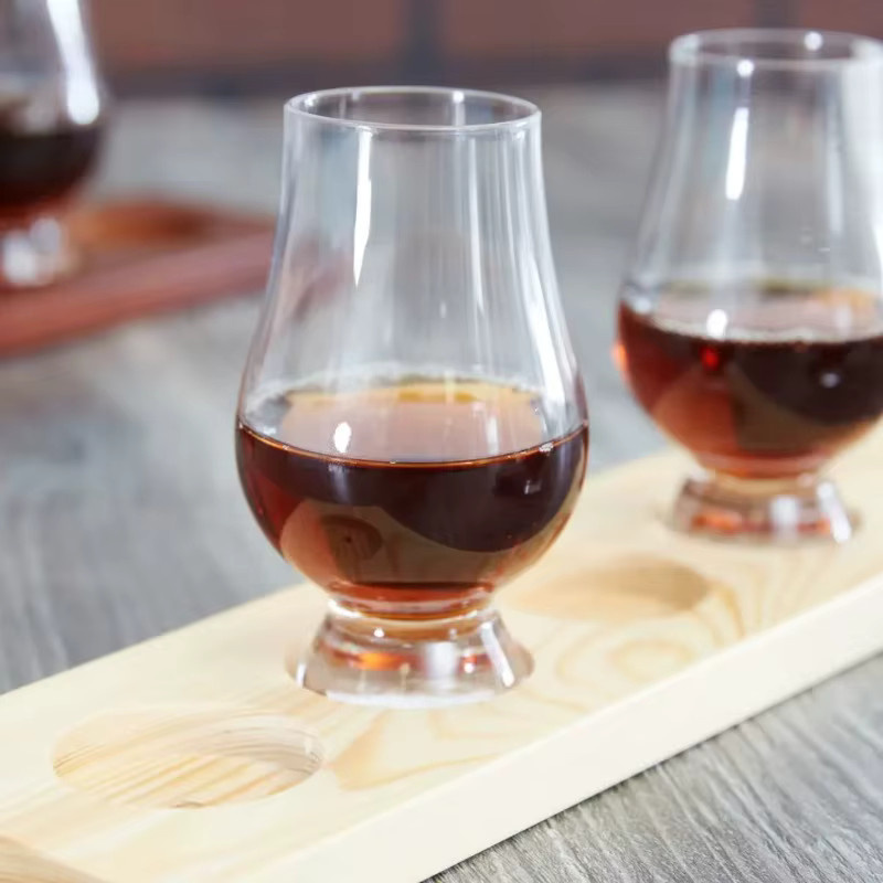 Kristallglas-Whiskey-Snifter-Becher mit Deckel, transparenter Tumbler im europäischen Stil, 200 ml - Bild 3