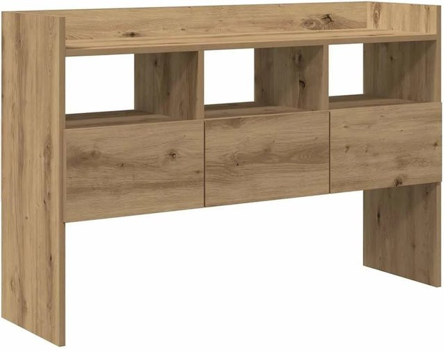 vidaXL Sideboard Artisan-Eiche in Braun, Modernes Design aus Holzwerkstoff und Metall, B/T/H: 105 x 30 x 70 cm - Bild 1