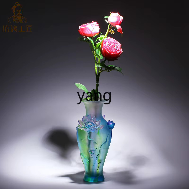 LTT Antike Lotus-Vase mit Buddha als dekoratives Keramik-Ornament für dein Zen-Wohnzimmer - Bild 3