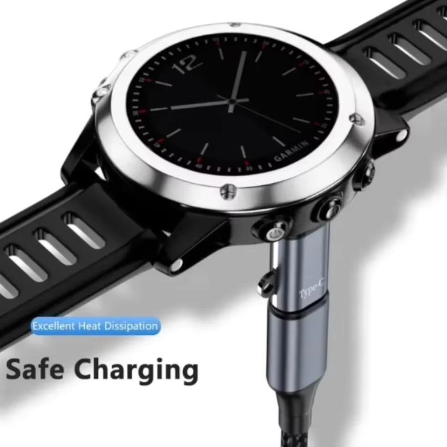 Garmin Ladeadapter-Anschluss in Schwarz für Fenix, Venu, Epix, Instinct und Vivoactive Modelle - Bild 2